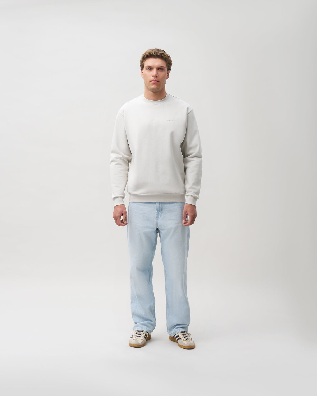 Rhythm Crewneck Men "Solid"