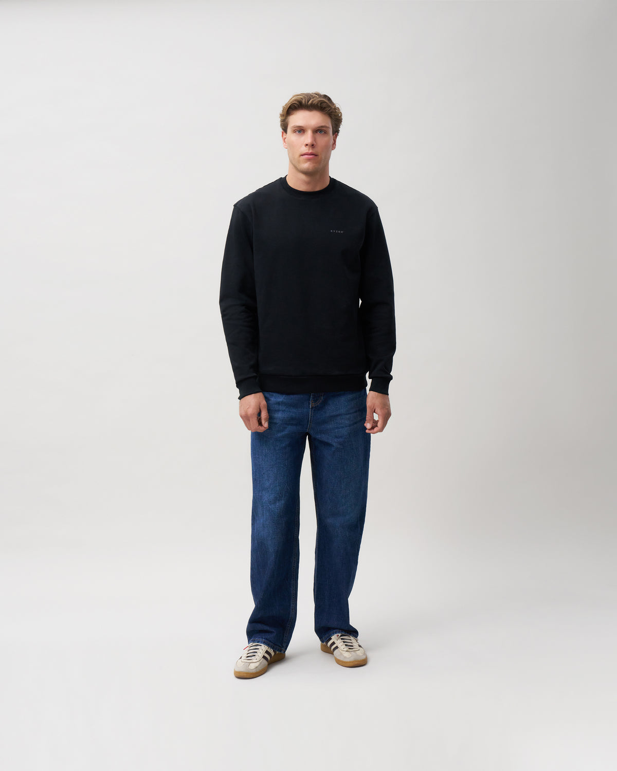 Rhythm Crewneck Men "Solid"
